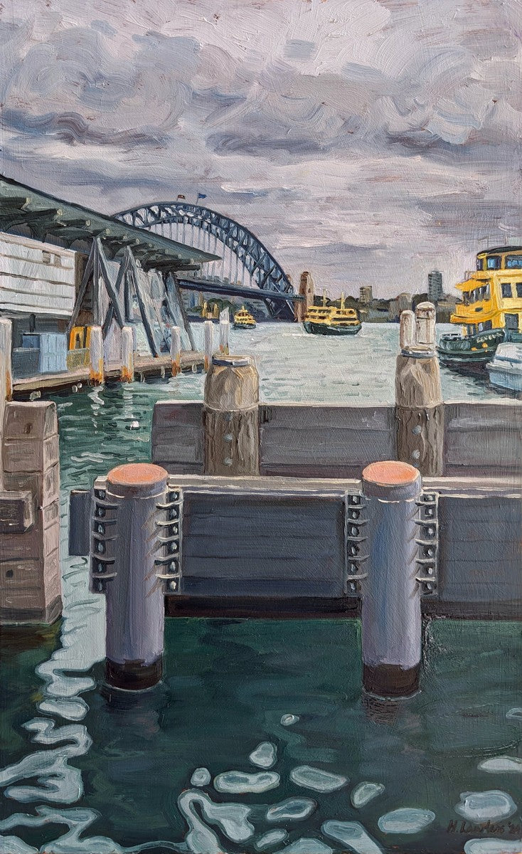 Yellow Ferries At Circular Quay, Sydney | Prints