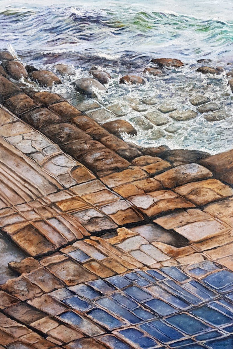 Nature's Mosaic: The Tessellated Pavement | Prints - Harriet Lawless Artist