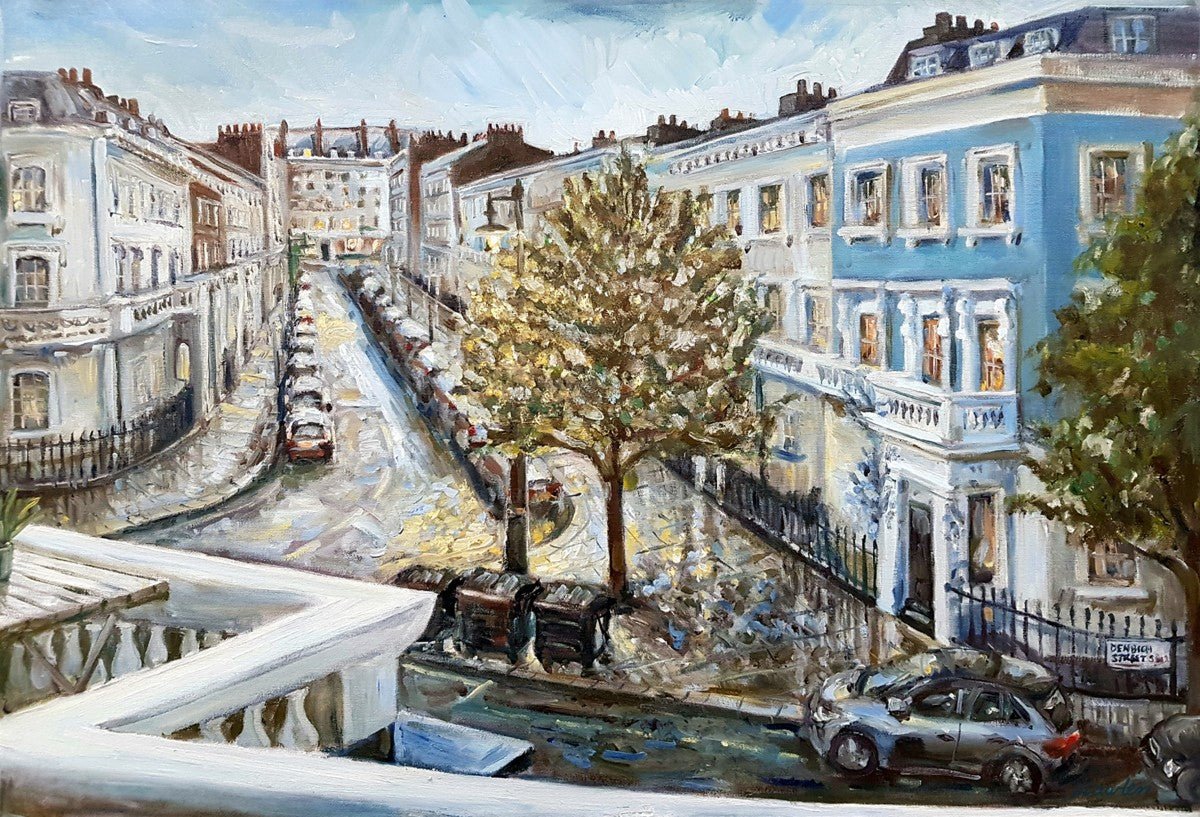 Twilight Rain, Pimlico | Prints - Harriet Lawless Artist