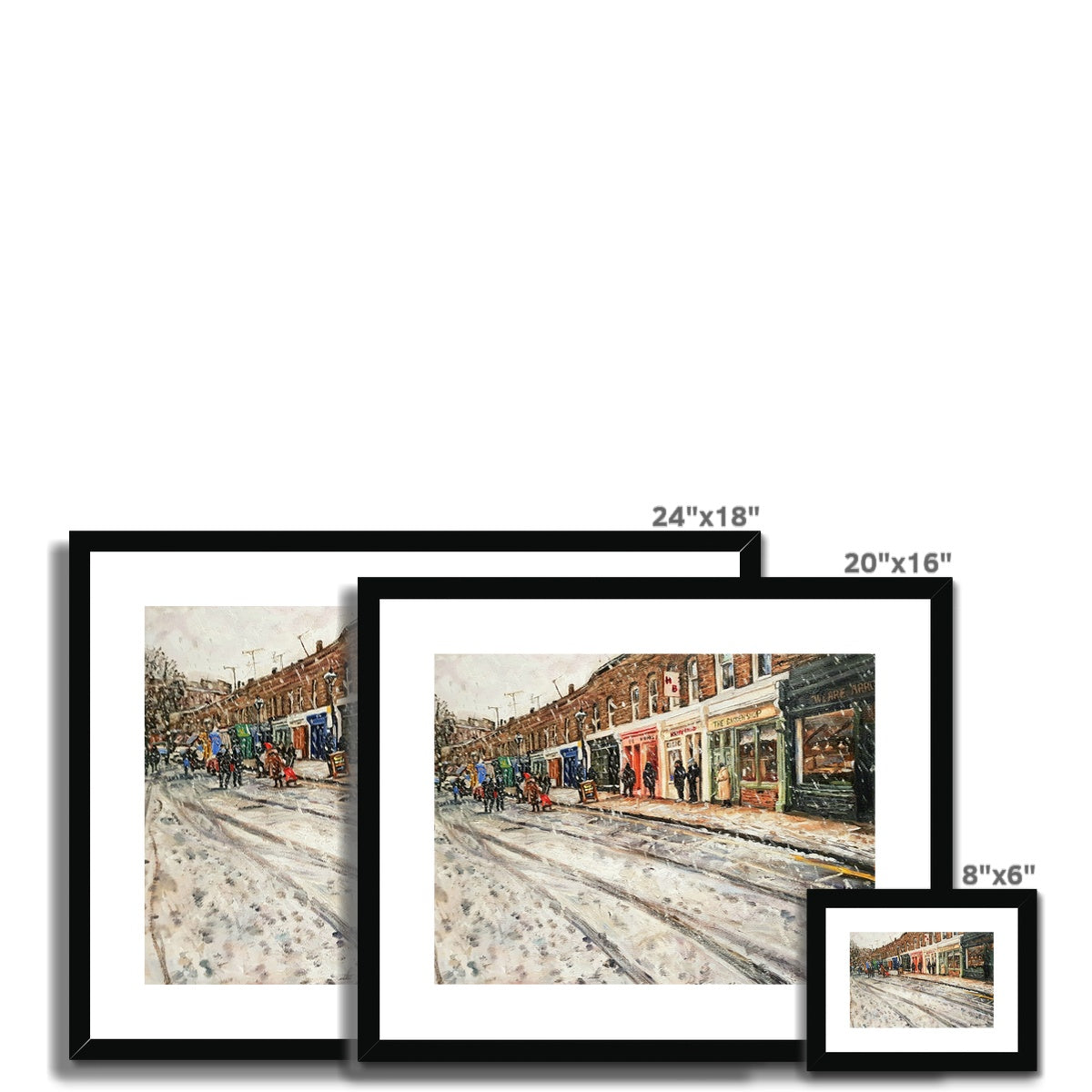 Columbia Road In The Snow | Print