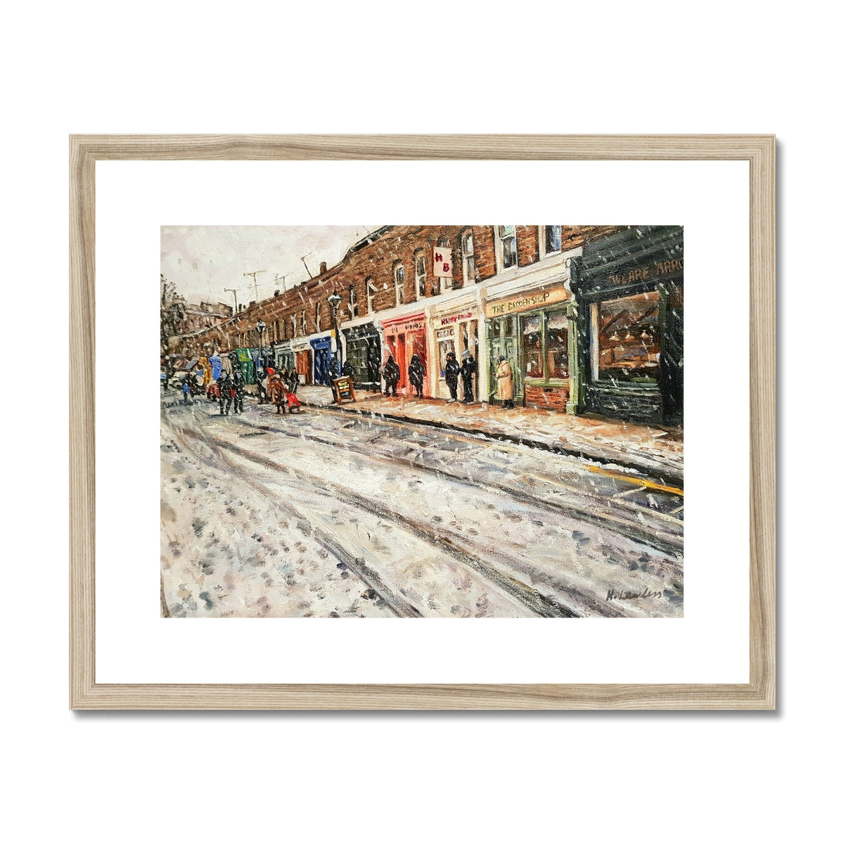 Columbia Road In The Snow | Print