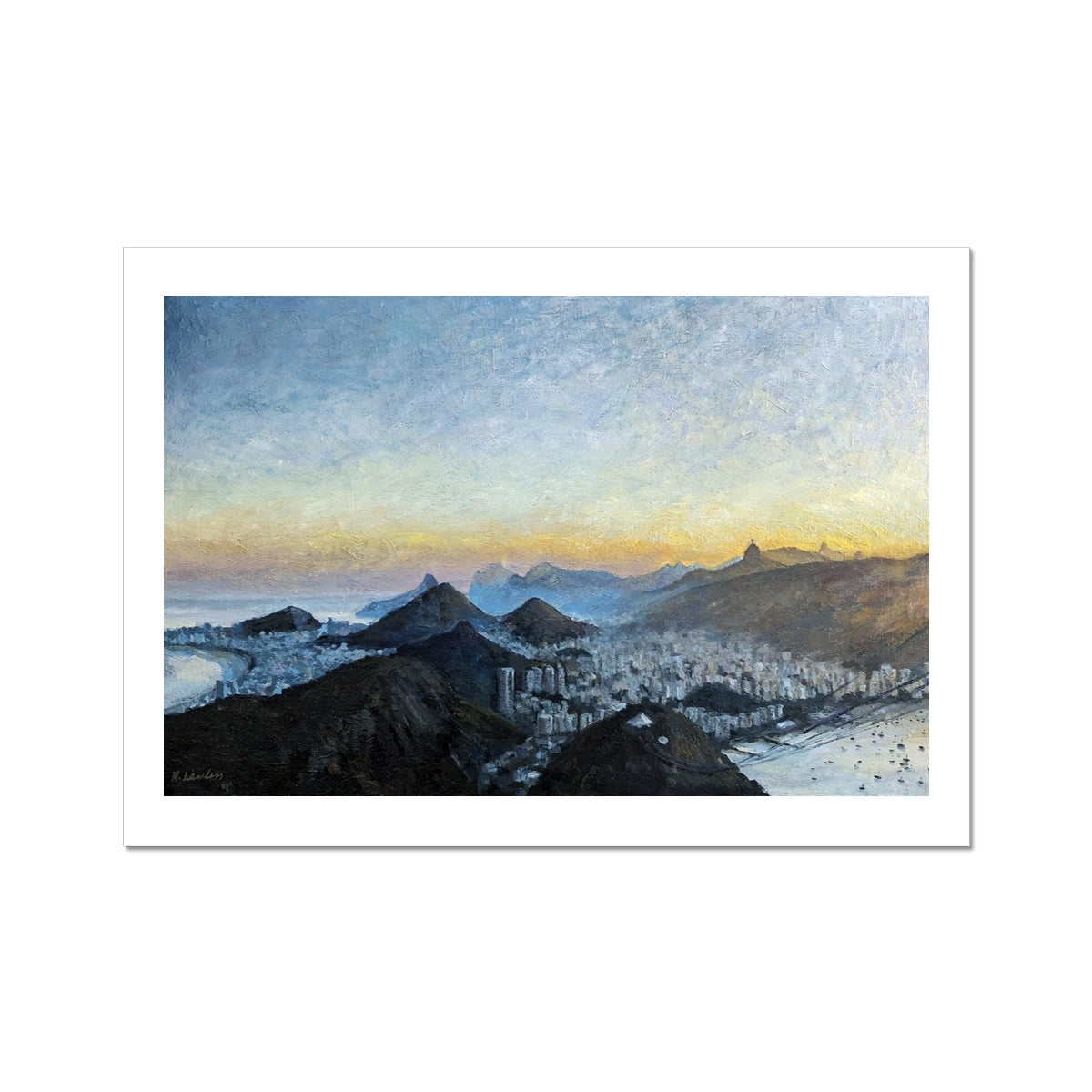 Rio Sunset From Sugarloaf | Print