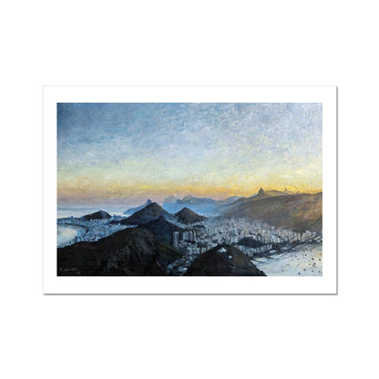 Rio Sunset From Sugarloaf | Print