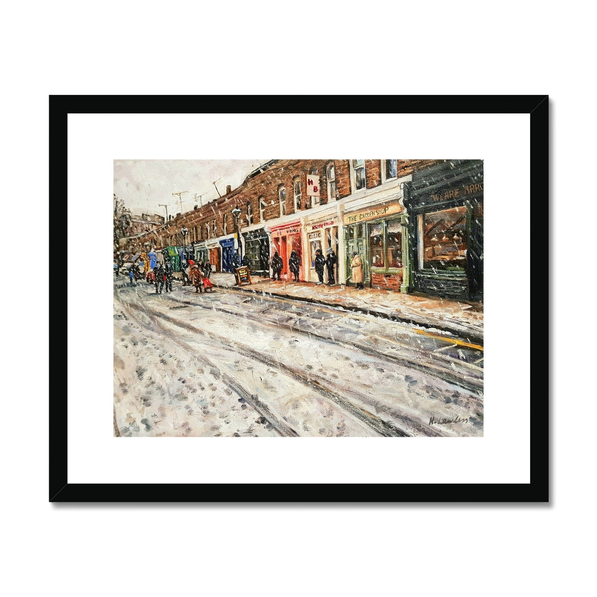 Columbia Road In The Snow | Print