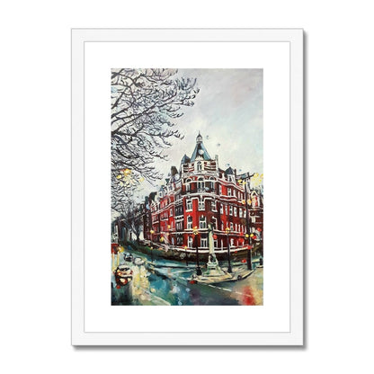 Abbey Road North London, In The Rain | Print Prints Harriet Lawless Artist england rainy A3 / 12"x16.5" White Frame