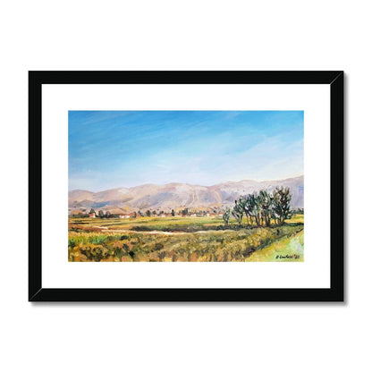 Albanian countryside, near Korçë | Print Prints Harriet Lawless Artist albania A3 / 16.5"x12" Black Frame