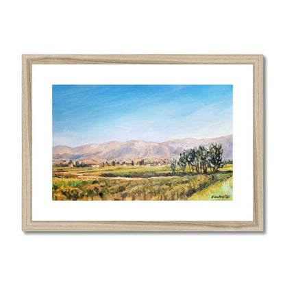 Albanian countryside, near Korçë | Print Prints Harriet Lawless Artist albania A3 / 16.5"x12" Natural Frame