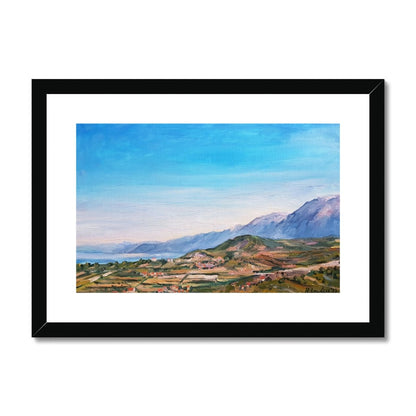 Albanian Countryside | Print Prints Harriet Lawless Artist albania A3 / 16.5"x12" Black Frame