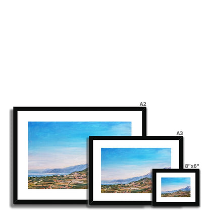 Albanian Countryside | Print Prints Harriet Lawless Artist albania A3 / 16.5"x12" Natural Frame