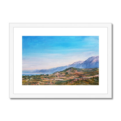 Albanian Countryside | Print Prints Harriet Lawless Artist albania A3 / 16.5"x12" White Frame