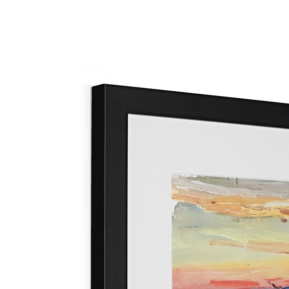 Beach Sunrise Study | Print Prints Harriet Lawless Artist australia sunset 16"x12" / 41x30cm Natural Frame