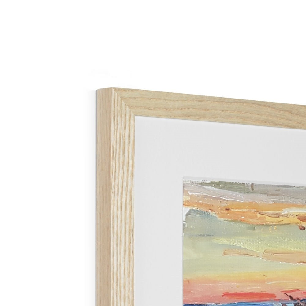 Beach Sunrise Study | Print Prints Harriet Lawless Artist australia sunset 16"x12" / 41x30cm Natural Frame