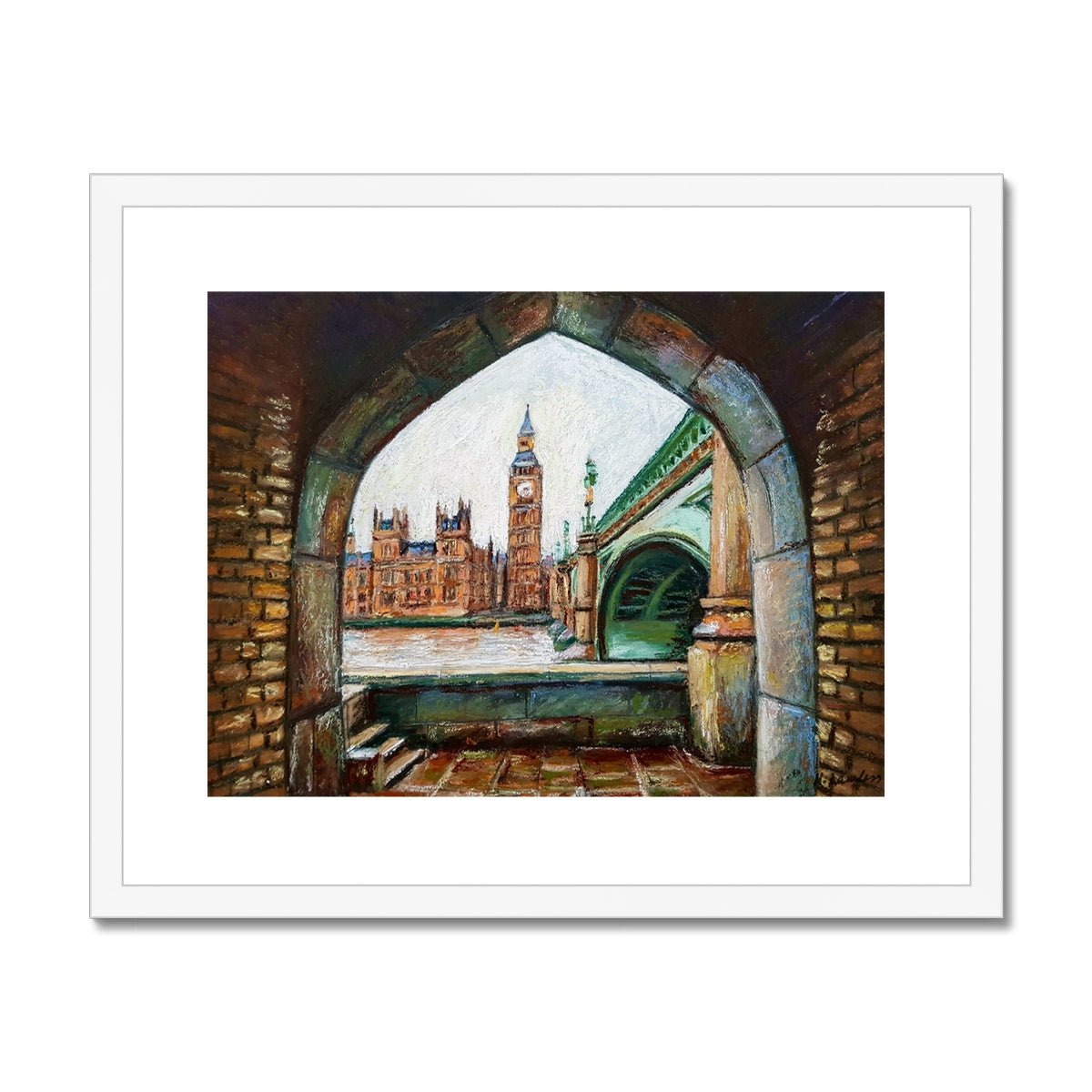 Big Ben, London | Print Prints Harriet Lawless Artist england 20"x16" / 51x41cm White Frame