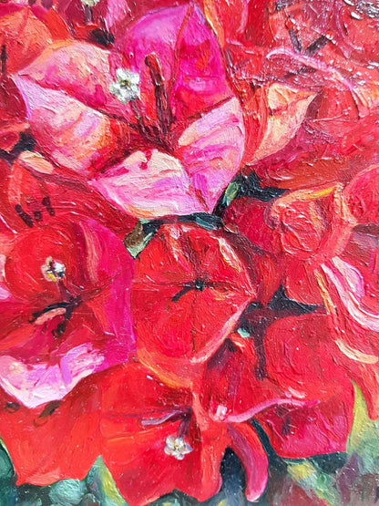 Bougainvillea | Original Painting Original Paintings Harriet Lawless Artist flowers greece still life