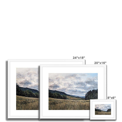 Brecon Beacon Sunrise; First Light | Print Prints Harriet Lawless Artist wales 20"x16" / 51x41cm Natural Frame