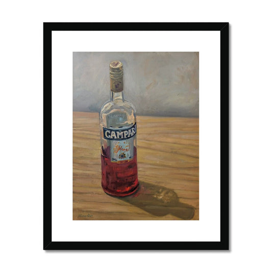 Campari | Print Prints Harriet Lawless Artist italy still life 16"x20" / 41x51cm Black Frame