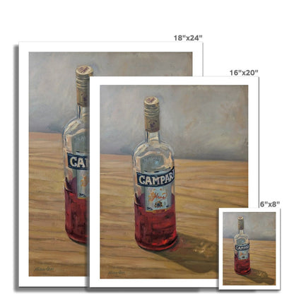 Campari | Print Prints Harriet Lawless Artist italy still life 16"x20" / 41x51cm Unframed