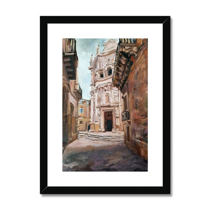 Chiesa di San Matteo | Print Prints Harriet Lawless Artist italy A3 / 12"x16.5" Black Frame