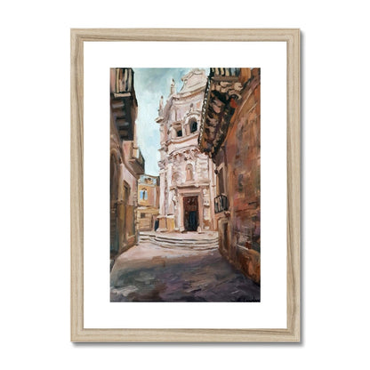 Chiesa di San Matteo | Print Prints Harriet Lawless Artist italy A3 / 12"x16.5" Natural Frame