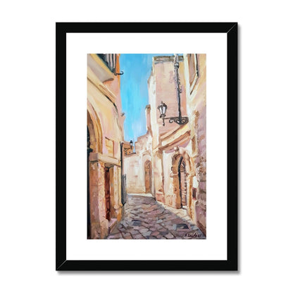 Chiuso a Lecce | Print Prints Harriet Lawless Artist italy A3 / 12"x16.5" Black Frame