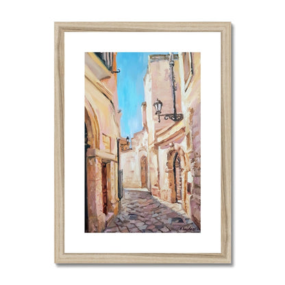 Chiuso a Lecce | Print Prints Harriet Lawless Artist italy A3 / 12"x16.5" Natural Frame