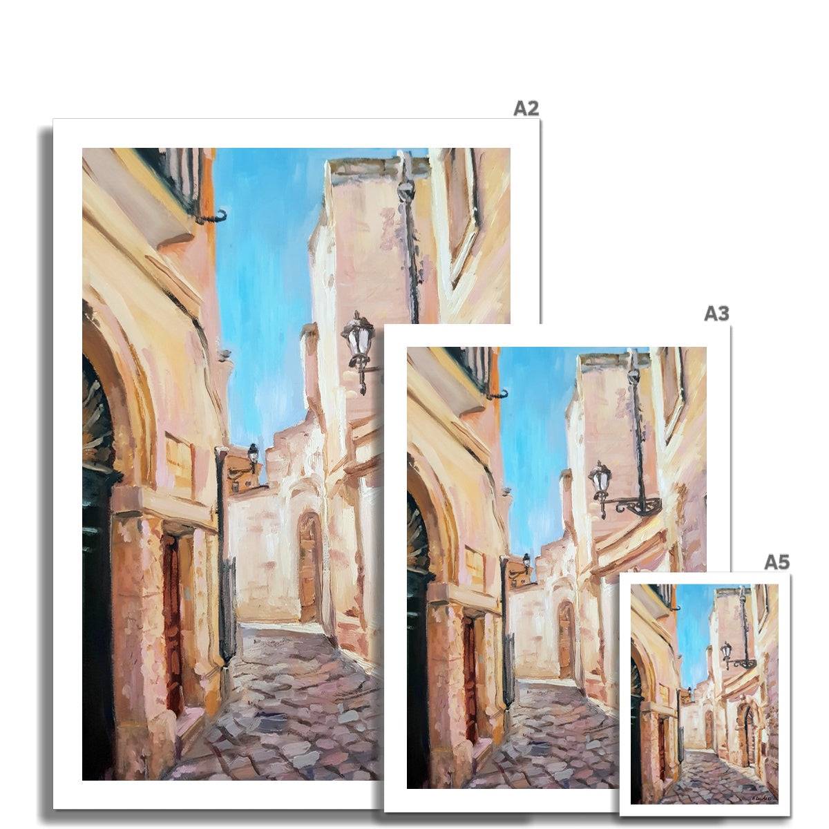 Chiuso a Lecce | Print Prints Harriet Lawless Artist italy A3 / 12"x16.5" Unframed