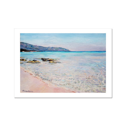 Elafonisi Beach, Crete | Print Prints Harriet Lawless Artist greece A3 / 16.5"x12" Unframed