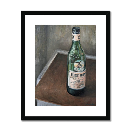 Fernet Branca | Framed & Mounted Print Fine art Harriet Lawless Artist argentina still life