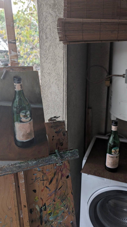 Fernet Branca | Original Painting Original Paintings Harriet Lawless Artist argentina still life