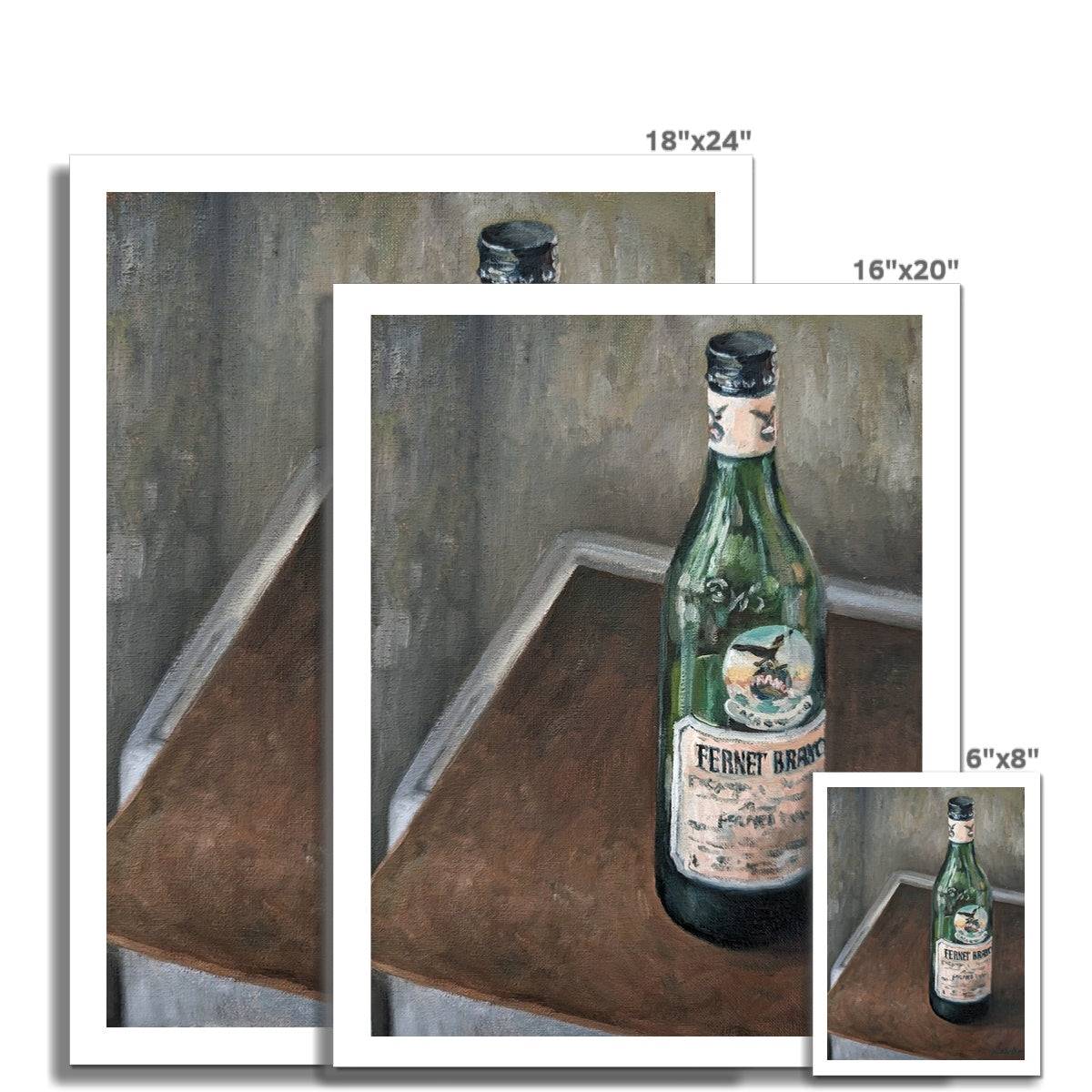 Fernet Branca | Print Prints Harriet Lawless Artist argentina still life 16"x20" / 41x51cm Unframed