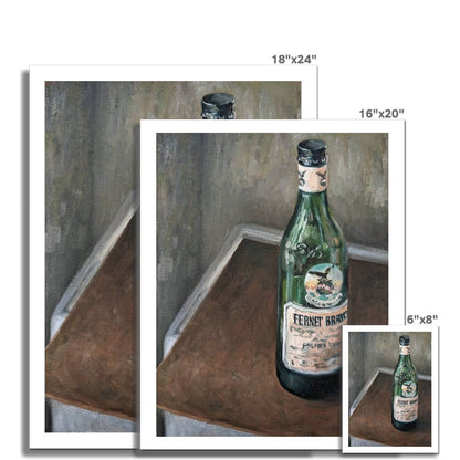 Fernet Branca | Print Prints Harriet Lawless Artist argentina still life 16"x20" / 41x51cm Unframed