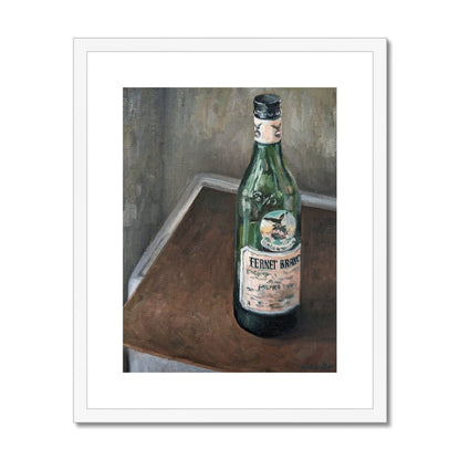 Fernet Branca | Print Prints Harriet Lawless Artist argentina still life 16"x20" / 41x51cm White Frame