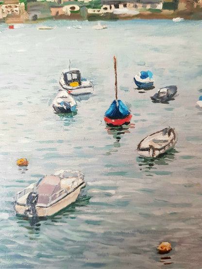 Fowey Harbour, Cornwall | Original Painting Original Paintings Harriet Lawless Artist england