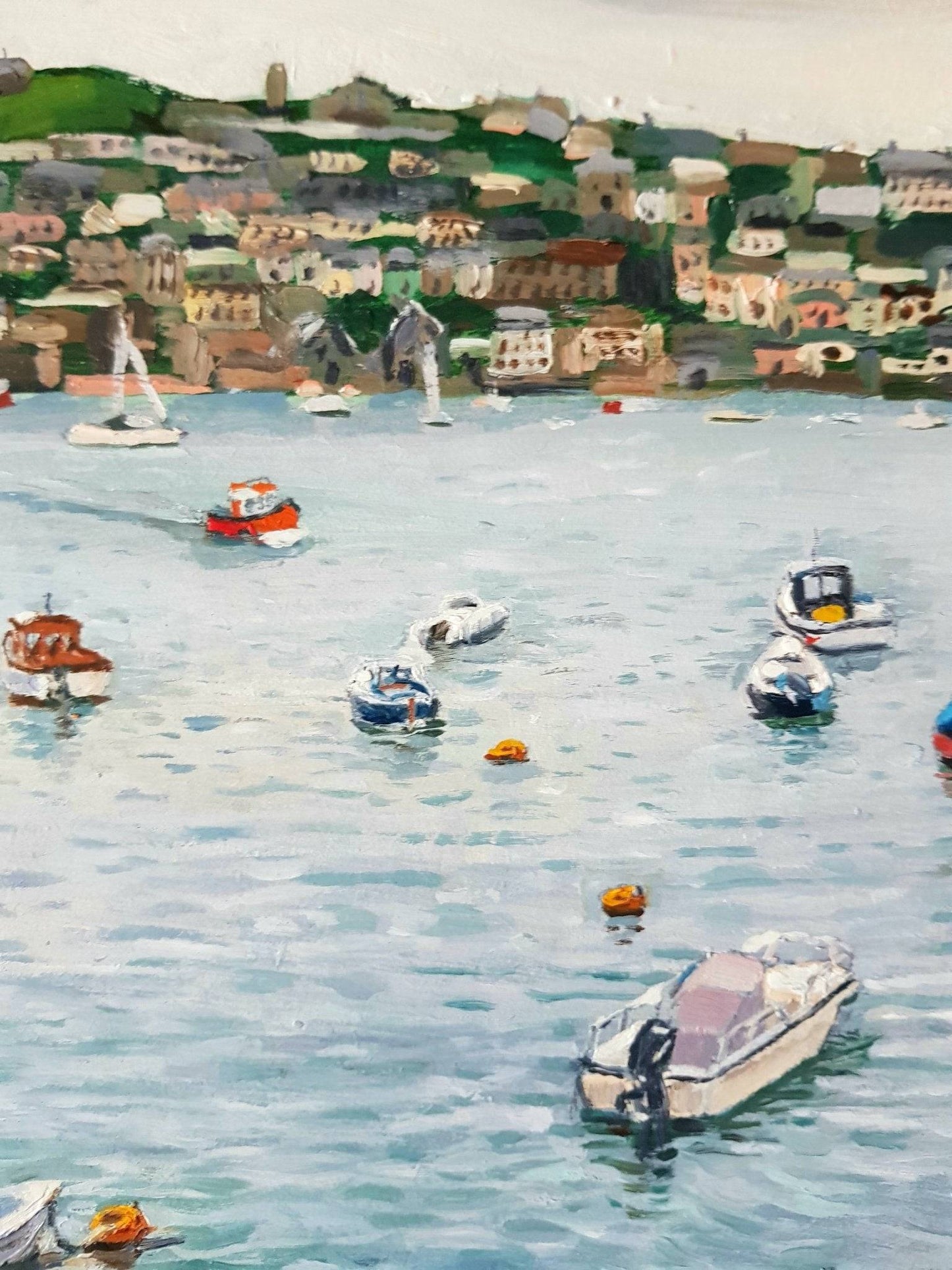 Fowey Harbour, Cornwall | Original Painting Original Paintings Harriet Lawless Artist england