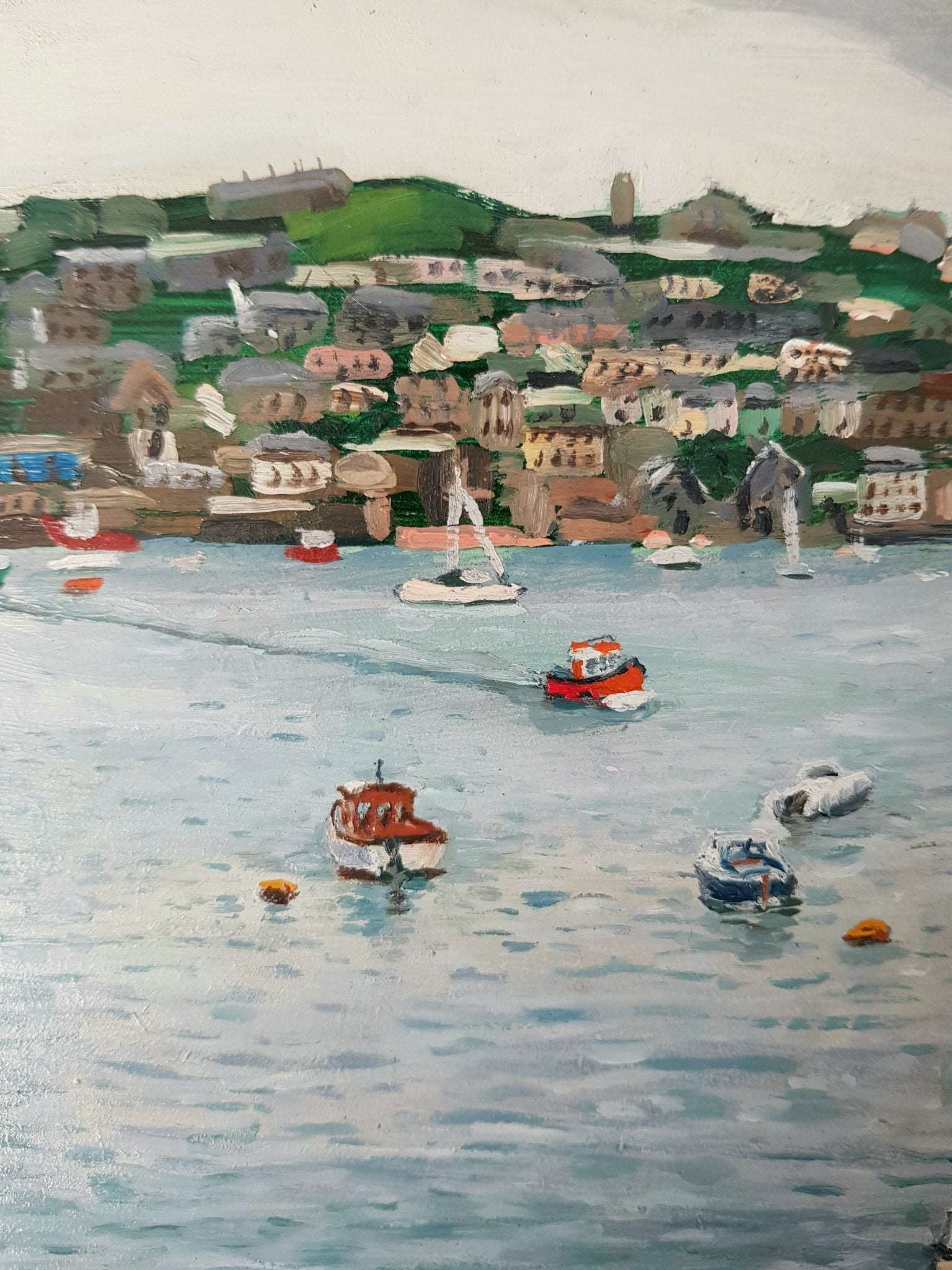 Fowey Harbour, Cornwall | Original Painting Original Paintings Harriet Lawless Artist england