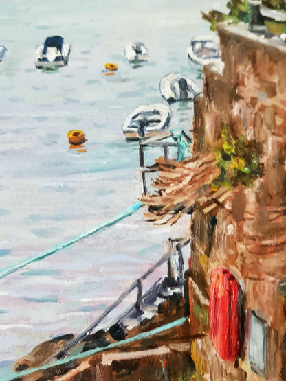 Fowey Harbour, Cornwall | Original Painting Original Paintings Harriet Lawless Artist england