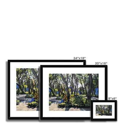 Frida's Garden | Print Prints Harriet Lawless Artist mexico 20"x16" / 51x41cm Natural Frame