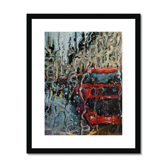 Gloomy Old London | Print Prints Harriet Lawless Artist england rainy 16"x20" / 41x51cm Black Frame