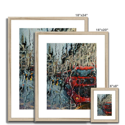 Gloomy Old London | Print Prints Harriet Lawless Artist england rainy 16"x20" / 41x51cm Natural Frame