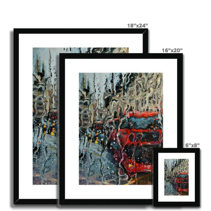 Gloomy Old London | Print Prints Harriet Lawless Artist england rainy 16"x20" / 41x51cm Natural Frame