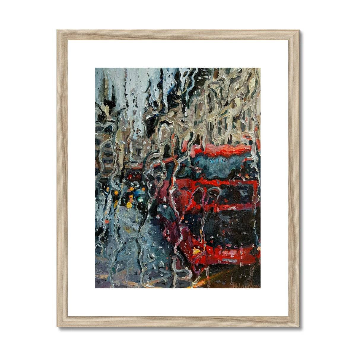 Gloomy Old London | Print Prints Harriet Lawless Artist england rainy 16"x20" / 41x51cm Natural Frame