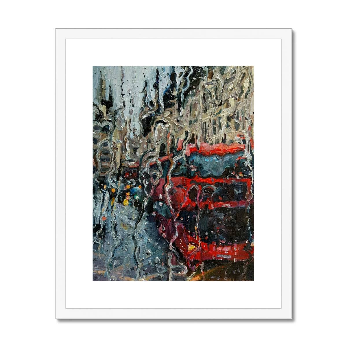 Gloomy Old London | Print Prints Harriet Lawless Artist england rainy 16"x20" / 41x51cm White Frame