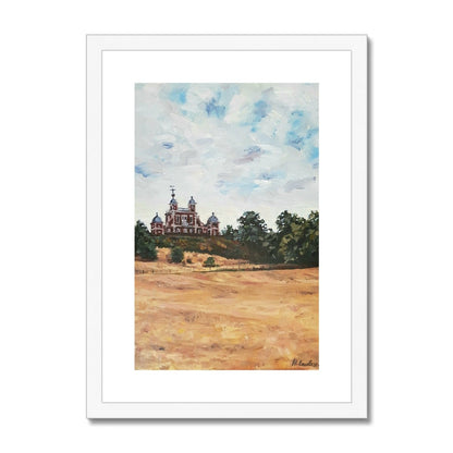 Greenwich Observatory, London Summer | Print Prints Harriet Lawless Artist england A3 / 12"x16.5" White Frame