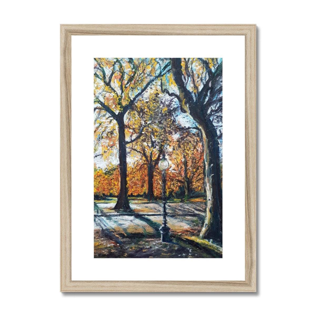 Hyde Park Lamp Post | Print Prints Harriet Lawless Artist england A3 / 12"x16.5" Natural Frame