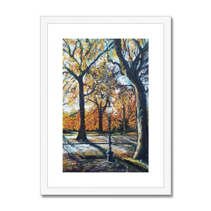 Hyde Park Lamp Post | Print Prints Harriet Lawless Artist england A3 / 12"x16.5" White Frame