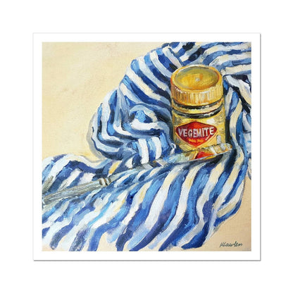 I Still Call Australia Home Vegemite | Print Prints Harriet Lawless Artist australia still life 20"x20" / 51x51cm Unframed