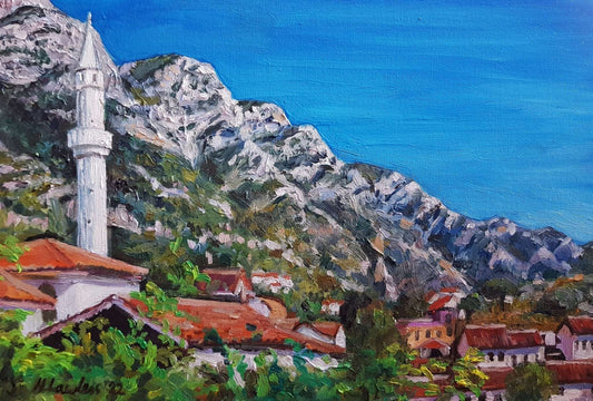 Kruja, Albania | Original Painting Original Paintings Harriet Lawless Artist albania