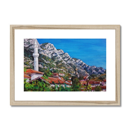 Kruja, Albania | Print Prints Harriet Lawless Artist albania A3 / 16.5"x12" Natural Frame