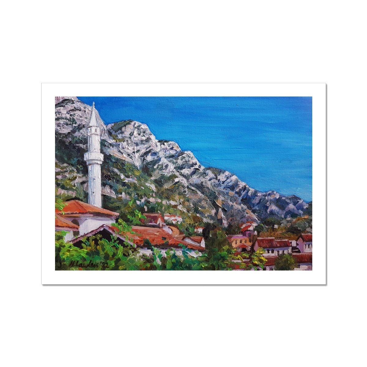 Kruja, Albania | Print Prints Harriet Lawless Artist albania A3 / 16.5"x12" Unframed