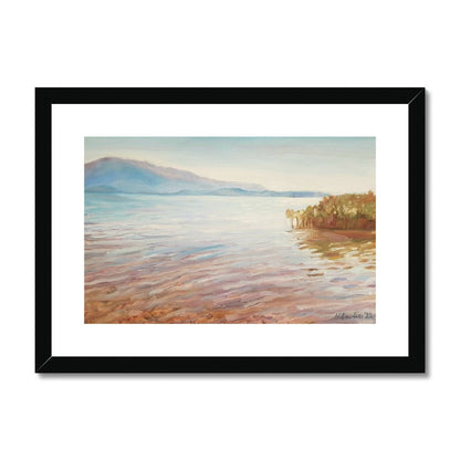 Lake Ohrid | Print Prints Harriet Lawless Artist albania A3 / 16.5"x12" Black Frame